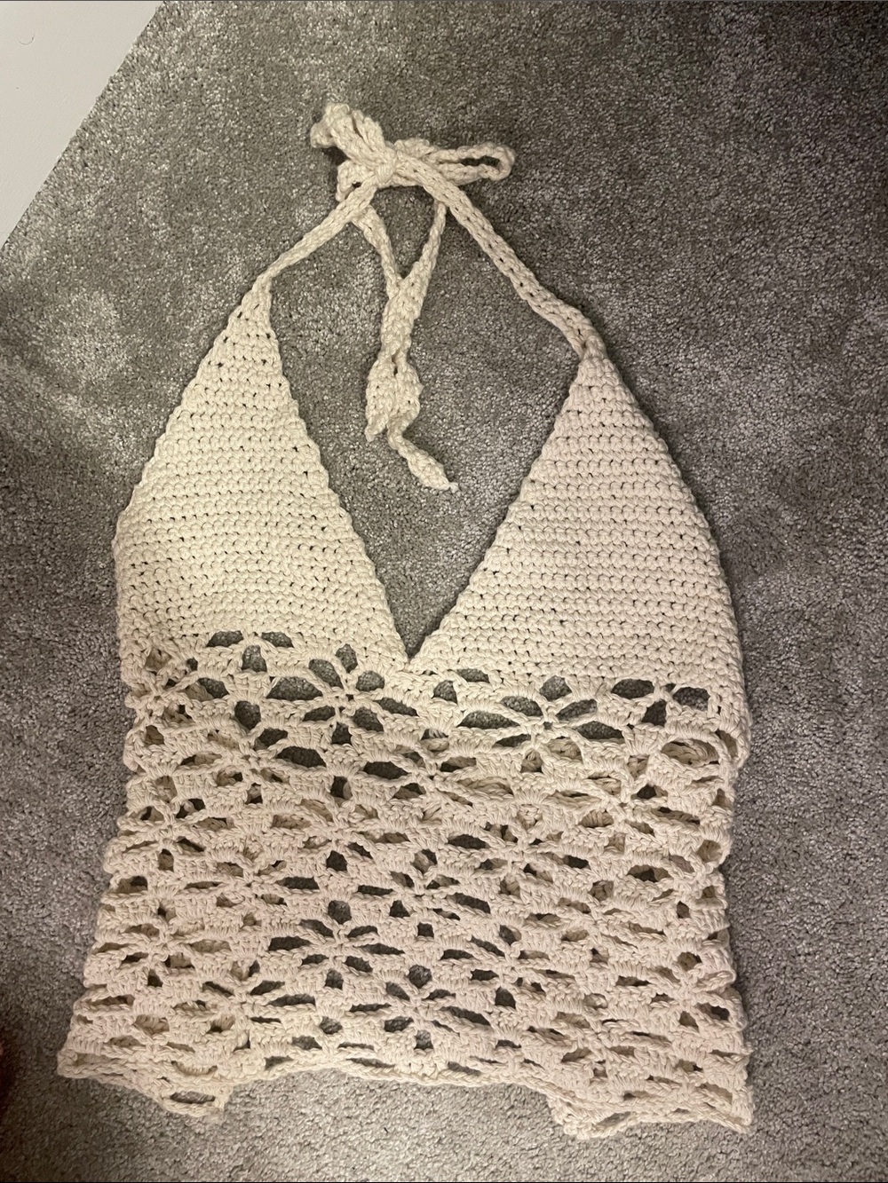 Handcrafted Crochet Halter Top